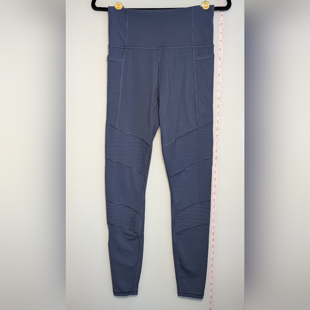 Athleta Inclination Moto Tight in Slate Gray